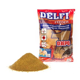 Прикормка DELFI Feeder, озеро, чеснок, 800 г