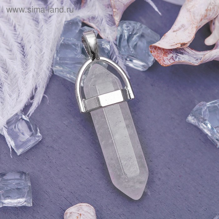 Подвеска маятник, сфера «Горный хрусталь» - Фото 1