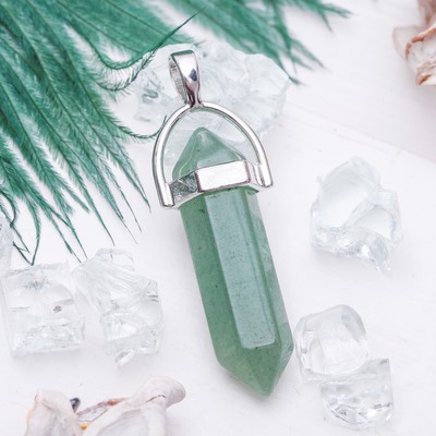 Подвеска маятник, сфера «Нефрит»