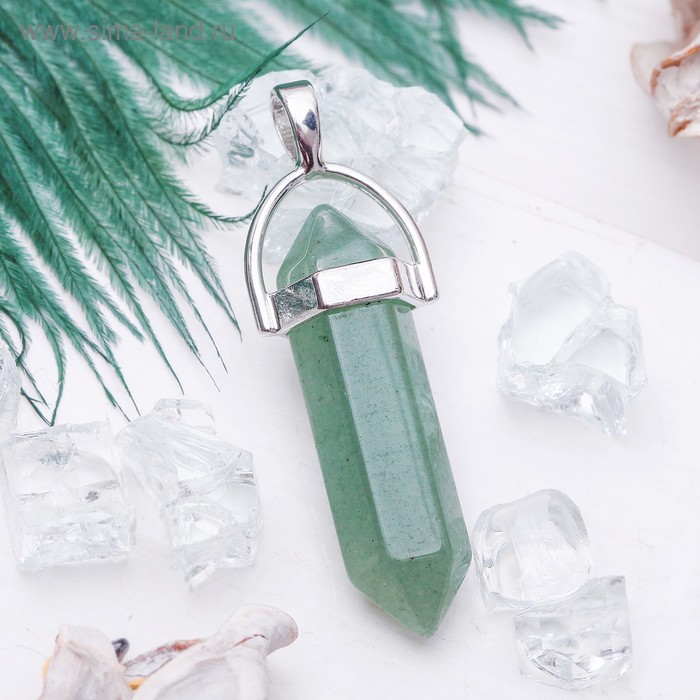 Подвеска маятник, сфера «Нефрит» - Фото 1