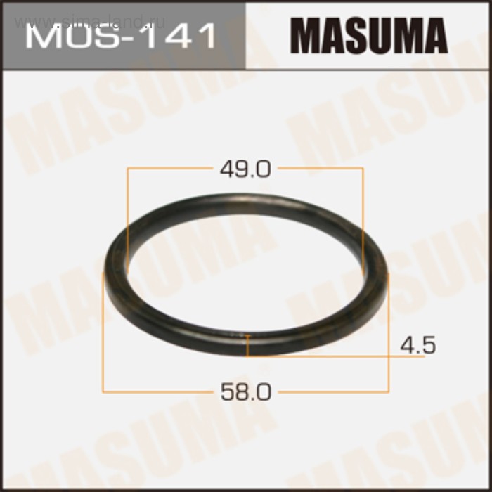 Кольцо глушителя Masuma MOS141 - Фото 1
