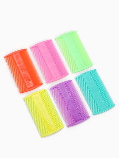 Расчёска двусторонняя, 9×5(±1) см, МИКС