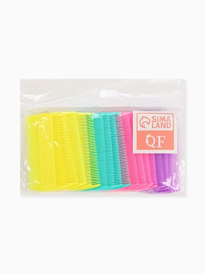 Расчёска двусторонняя, 9×5(±1) см, МИКС
