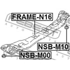 Втулка переднего подрамника febest nsb-m10 - Фото 2