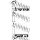 Сайлентблок заднего амортизатора febest vwab-024 - Фото 2