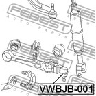 Пыльник опоры шаровой FEBEST vwbjb-001 - Фото 2