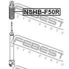 Пыльник амортизатора FEBEST nshb-f50r - Фото 2