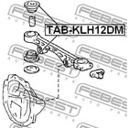 Подушка КПП FEBEST tab-klh12dm - Фото 2