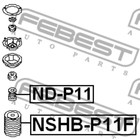 Пыльник амортизатора FEBEST nshb-p11f - Фото 2