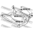 Сайлентблок подрамника передний febest mzab-136 - Фото 2