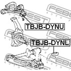 Пыльник опоры шаровой FEBEST tbjb-dynu - Фото 2