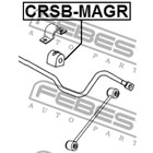 Втулка заднего стабилизатора d15 febest crsb-magr - Фото 2