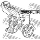 Ступица передняя febest 2982-fliif - Фото 2