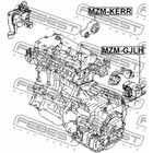 Подушка двигателя левая febest mzm-gjlh - Фото 2