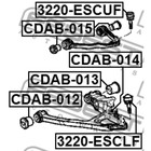 Опора шаровая FEBEST 3220-esclf - Фото 2