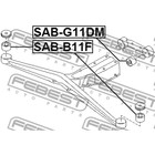 Сайлентблок подушки дифференциала febest sab-g11dm - Фото 2