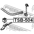 Втулка заднего стабилизатора d16 febest tsb-504 - Фото 2