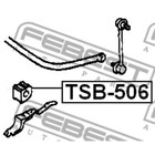 Втулка заднего стабилизатора d15 febest tsb-506 - Фото 2