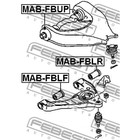 Сайлентблок переднего верхнего рычага febest mab-fbup - Фото 2