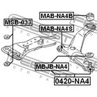 Пыльник опоры шаровой FEBEST mbjb-na4 - Фото 2