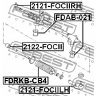 Наконечник тяги рулевой FEBEST 2121-fociirh - Фото 2