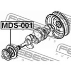 Шкив коленвала 4d56 febest mds-001 - Фото 2