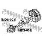 Шкив коленвала febest mds-003 - Фото 2