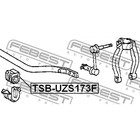 Втулка переднего стабилизатора d28.6 febest tsb-uzs173f - Фото 2