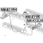 Подушка двигателя правая febest nm-e11rh - Фото 2