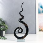 Сувенир интерьерный стекло "Локон" под муранское стекло 37х7.5х14см - фото 20556053