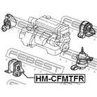 Подушка двигателя передняя mt febest hm-cfmtfr - Фото 2