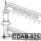 Сайлентблок переднего амортизатора febest cdab-025 - Фото 2