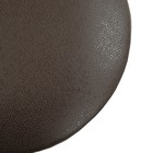 Табурет "Кольцо" Серебристый металлик/коричневый - Фото 3