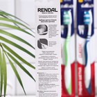 Зубная щётка Rendall Classic, жёсткая, 1 шт. МИКС - Фото 3