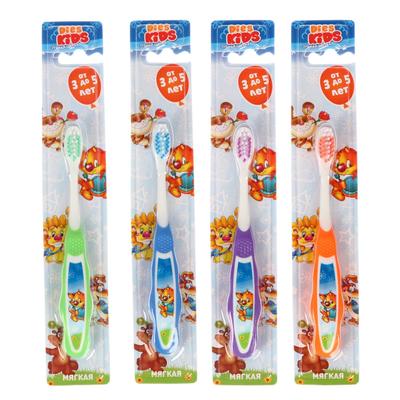 Детская зубная щётка D.I.E.S экстра мягкая, 3-5 лет, 1 шт.