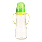 Бутылочка для кормления, классическое горло, с ручками, 250 мл., от 3 мес., цвет жёлтый МИКС - Фото 5