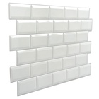 Стеновая панель ПВХ «Плитка кабанчики», 485×960 мм, цвет белый - Фото 4