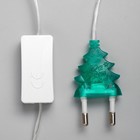 УЦЕНКА Гирлянда «Нить», 5 м, с насадками в виде ёлочек, IP20, 20 LED, 220 В, мигание, прозрачная нить, свечение мульти (RG/RB) - Фото 4
