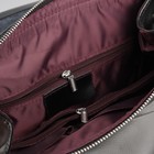 Рюкзак женский на молнии с расширением, 2 наружных кармана, цвет чёрный - Фото 5