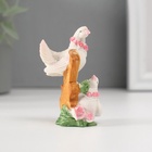 Фигурка полистоун «Голуби в розовом венке», 6×4 см - Фото 4