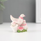 Фигурка полистоун «Голуби на книге в розовом венке», 4×6 см - Фото 2