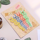 Свечи для торта, набор 8 шт., витые, 17 см - Фото 5