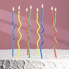 Свечи для торта, набор 8 шт, витые, 17 см - Фото 6