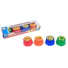 Пальчиковые краски, набор 4 цвета по 30 мл и штампики - Фото 1