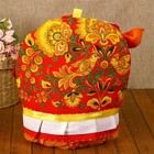 Грелка на чайник «Корова», хохлома - Фото 6