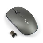 Мышь Rapoo 3510, беспроводная, оптическая, 1000 dpi, USB, серая - Фото 1
