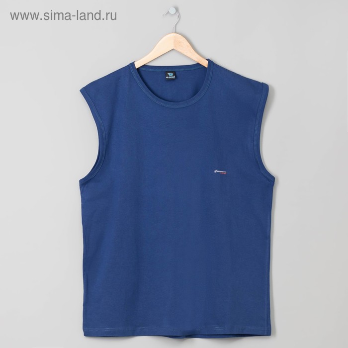 Майка мужская 1002 цвет джинс, р-р 56-58 (5XL) - Фото 1