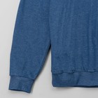 Джемпер мужской 1495 цвет джинс, р-р 44-46 (M) - Фото 4