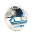Автолампа Philips Diamond Vision 5000K, H1 (P14.5s), 12 В, 55 Вт. 12258 DV S2, 2шт. - Фото 2