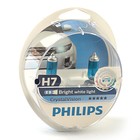 Автолампа Philips Crystal Vision 4300K (2шт+2шт W5W), H7 (PX26d), 12 В, 55 Вт, 12972 CV SM - Фото 2